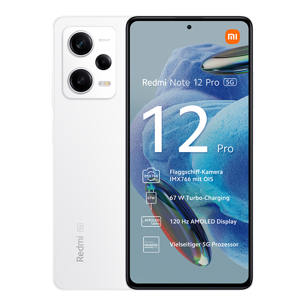 Redmi Note 12 Pro 5G 6GB/128GB Smartphone | Weiss